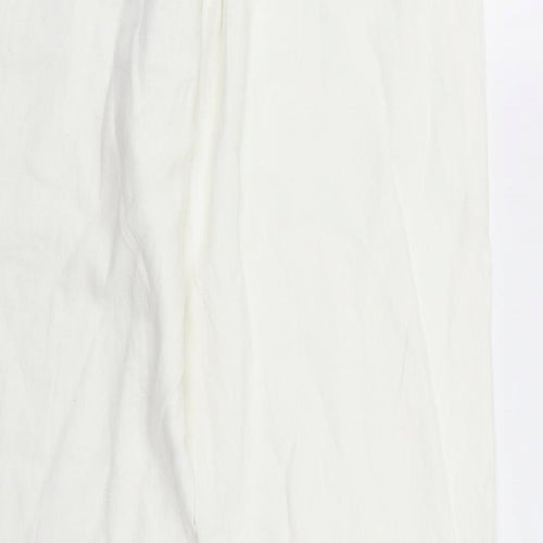 Asda George Womens White   Trousers  Size 14 L30 in