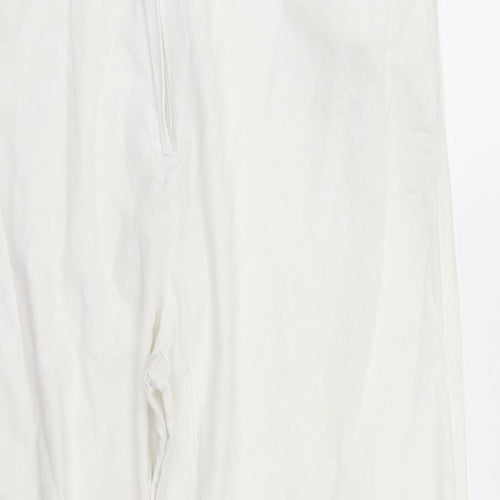 oasis  Womens White   Trousers  Size L L29 in