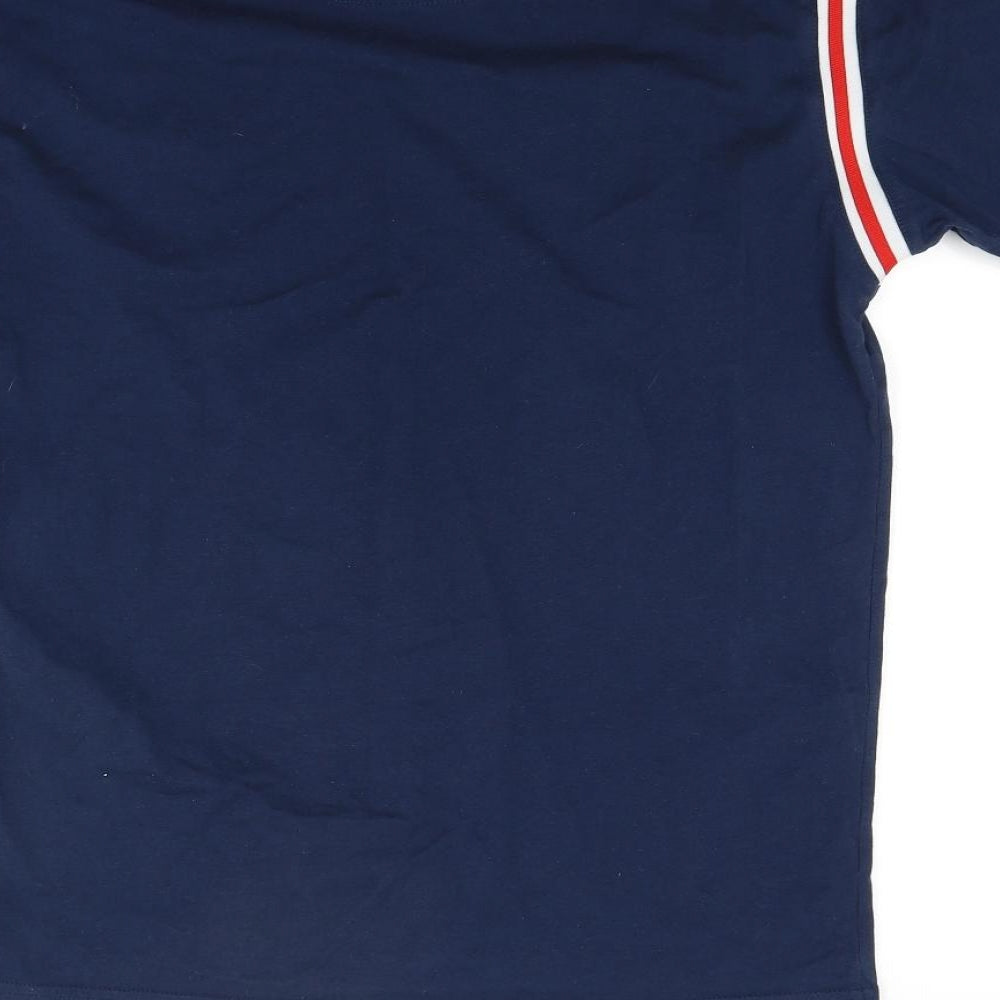 Burton Mens Blue  Jersey  T-Shirt Size M