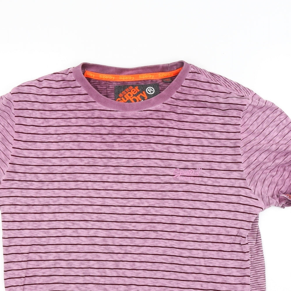 Superdry Mens Purple  Jersey  T-Shirt Size M