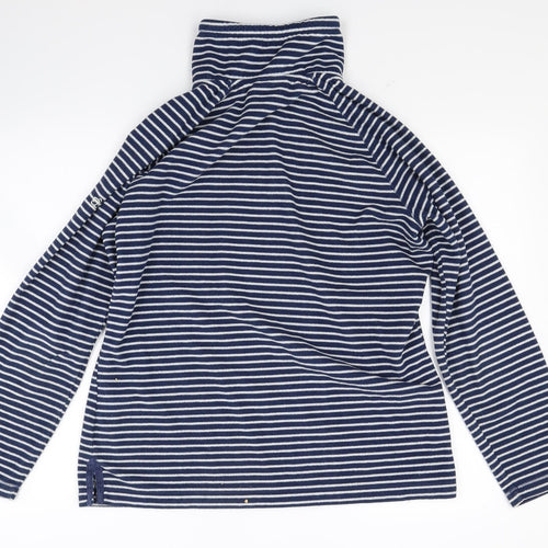 Craghoppers Womens Blue Striped Fleece Jacket Coat Size 16