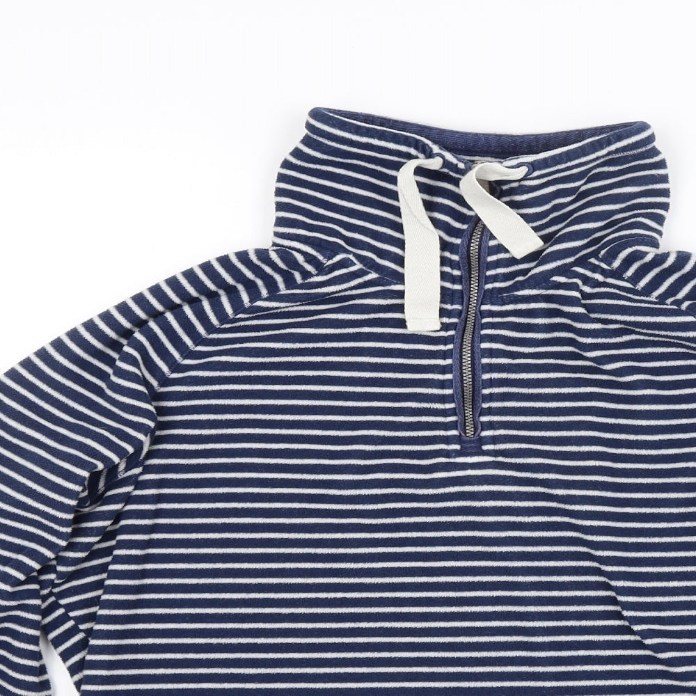 Craghoppers Womens Blue Striped Fleece Jacket Coat Size 16
