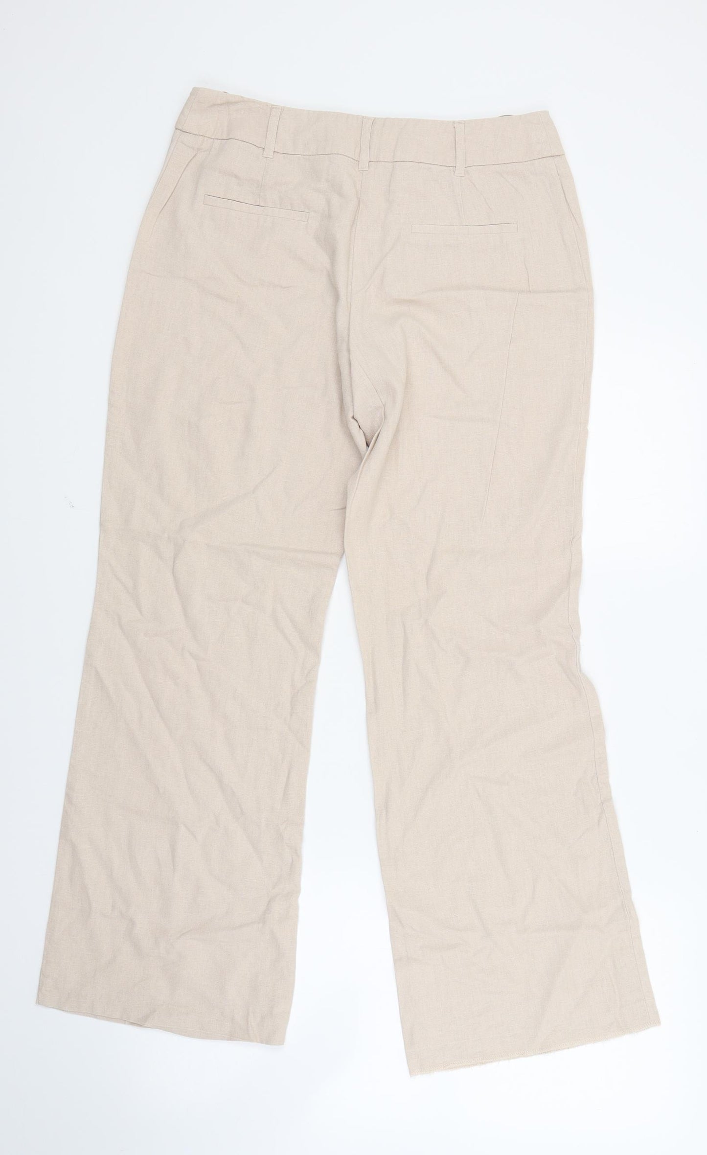 Debenhams Womens Beige   Trousers  Size 10 L26 in