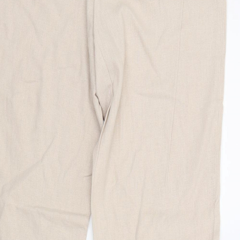 Debenhams Womens Beige   Trousers  Size 10 L26 in