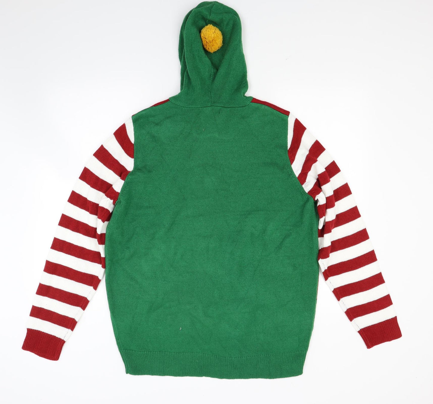 Avenue Mens Green  Knit Pullover Jumper Size L  - Christmas jumper