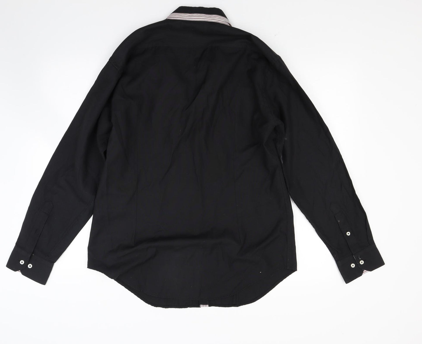 Steel & Jelly Mens Black    Button-Up Size L