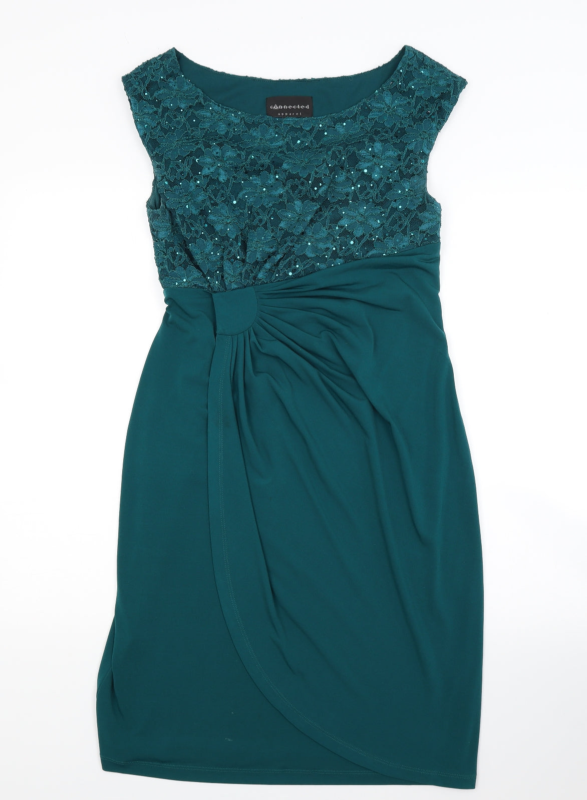 Connected Womens Green   Ball Gown  Size 8