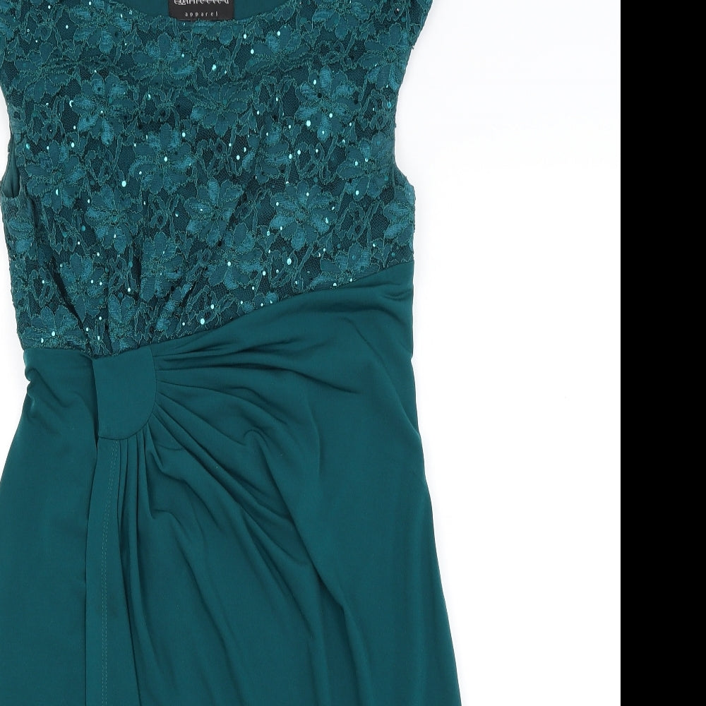 Connected Womens Green   Ball Gown  Size 8