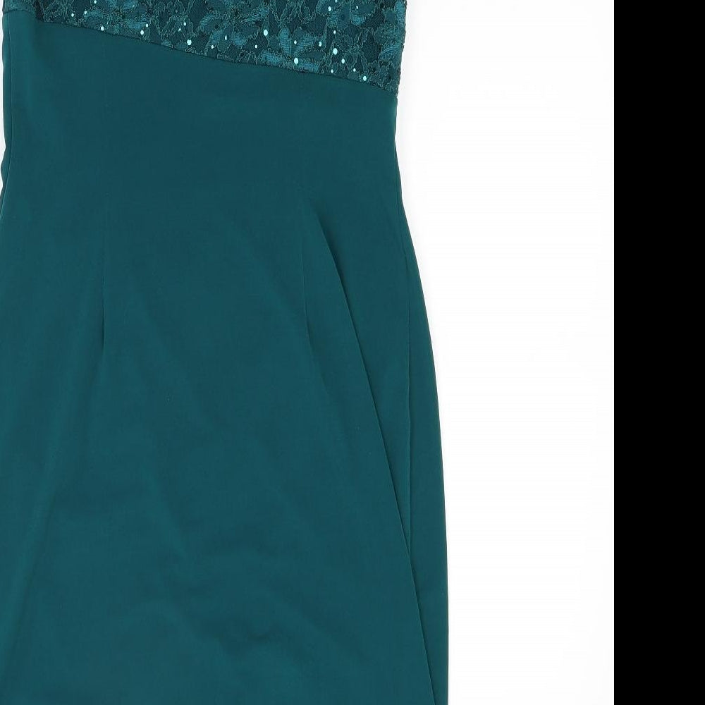 Connected Womens Green   Ball Gown  Size 8