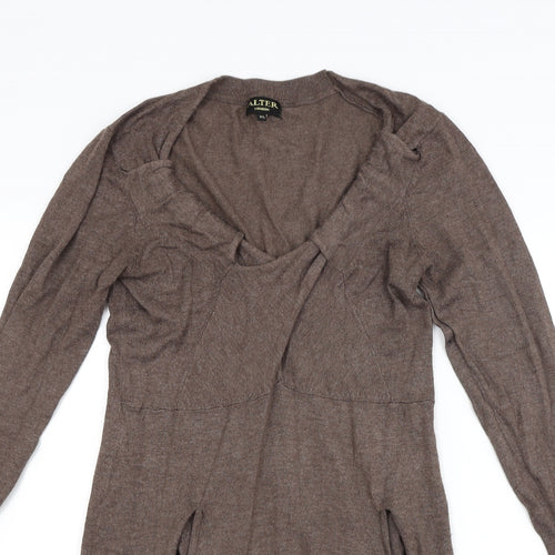 Alter London Womens Brown   Jumper Dress  Size M