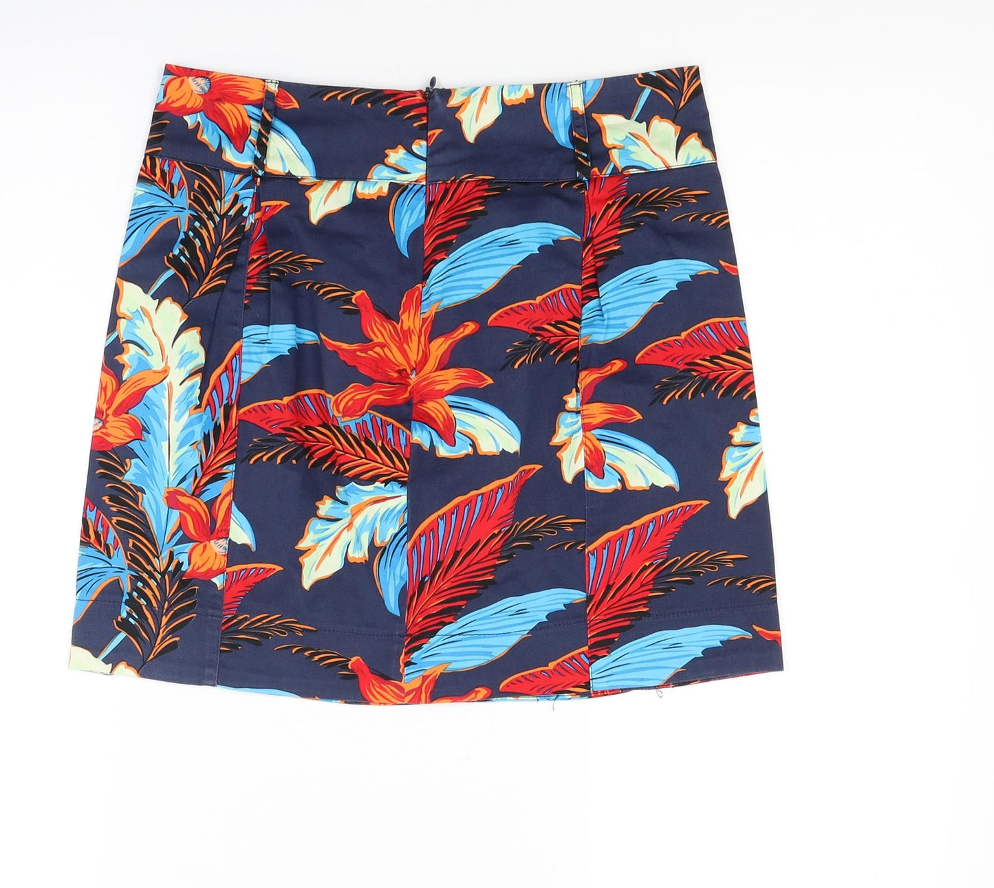Ad lib Womens Multicoloured Floral  Mini Skirt Size 8