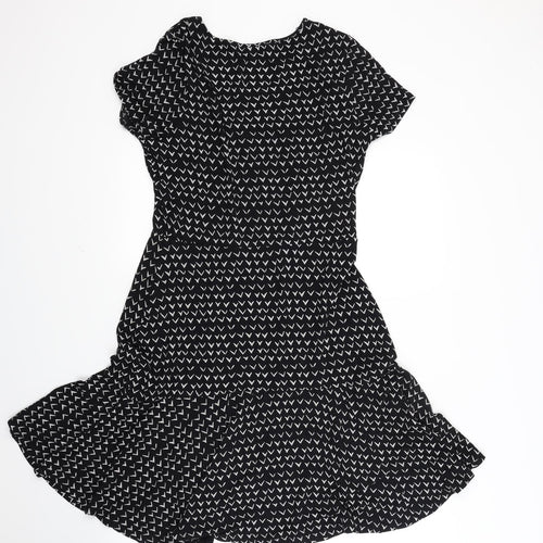 NEXT Womens Black   T-Shirt Dress  Size 12