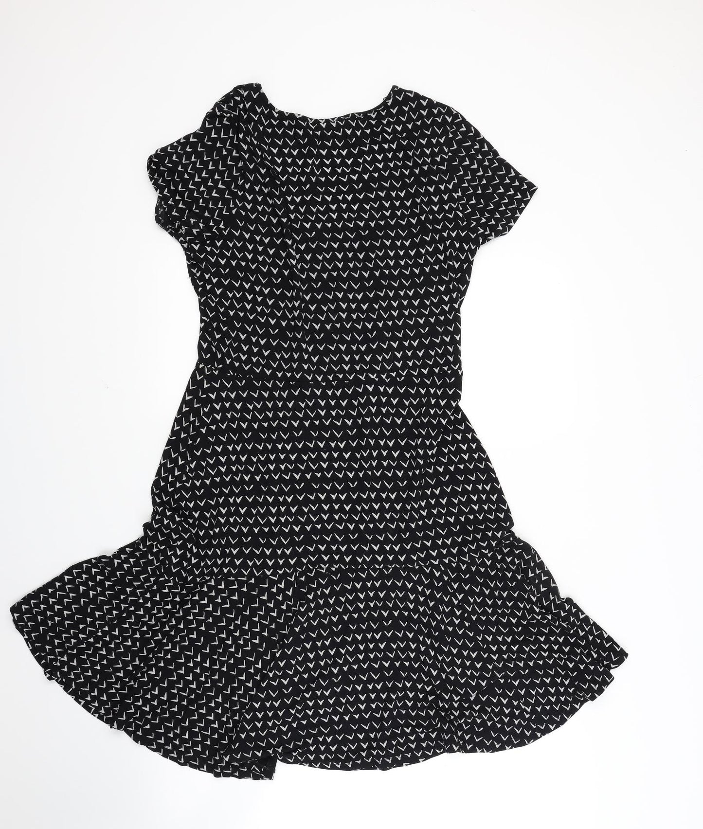 NEXT Womens Black   T-Shirt Dress  Size 12