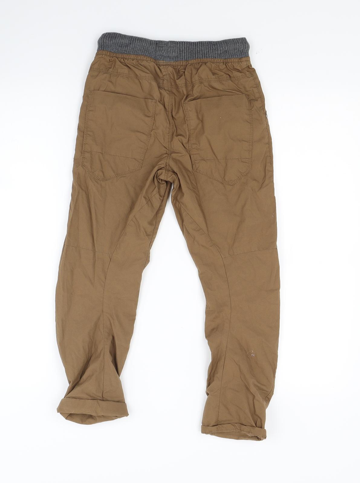 NEXT Boys Brown   Jogger Trousers Size 7 Years