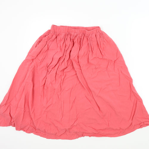 New Look Womens Pink   Flare Skirt Size 8