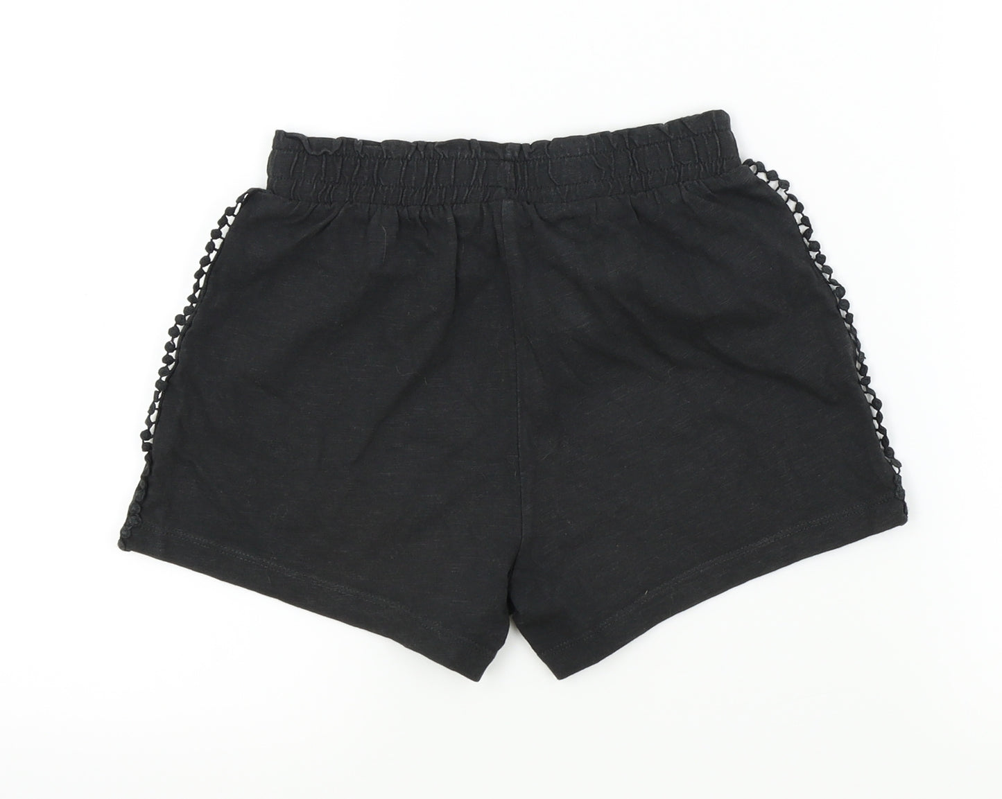 TU Girls Black Colourblock  Bermuda Shorts Size 11 Years - Frill Detail