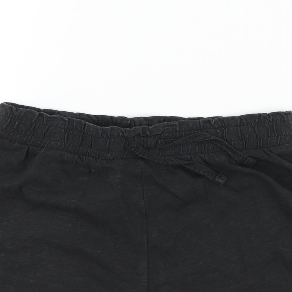 TU Girls Black Colourblock  Bermuda Shorts Size 11 Years - Frill Detail