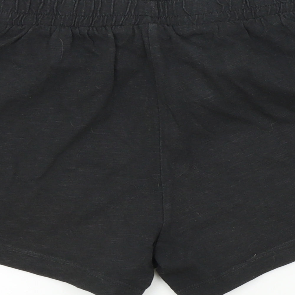 TU Girls Black Colourblock  Bermuda Shorts Size 11 Years - Frill Detail