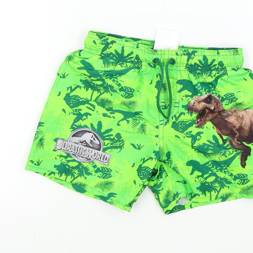 H&M Boys Green   Bermuda Shorts Size 2-3 Years - Jurassic Park