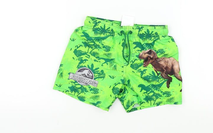 H&M Boys Green   Bermuda Shorts Size 2-3 Years - Jurassic Park