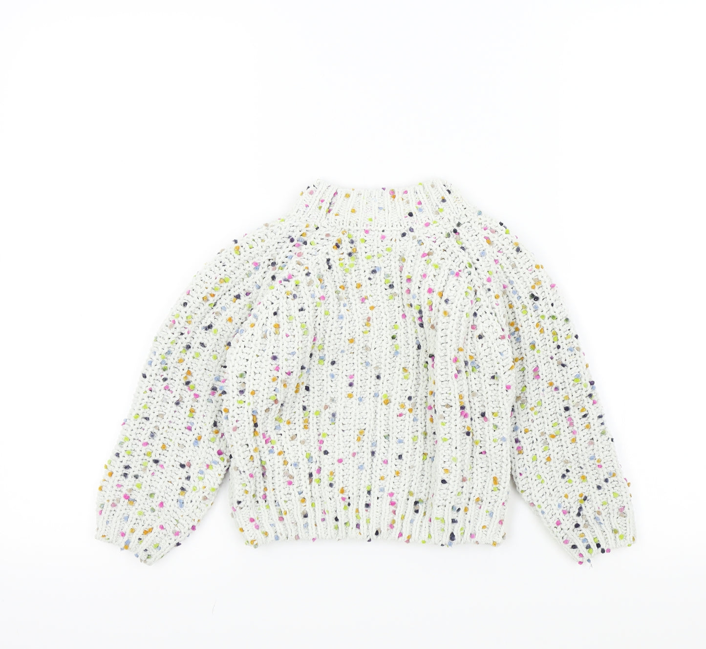 M&S Girls Multicoloured   Pullover Jumper Size 4 Years