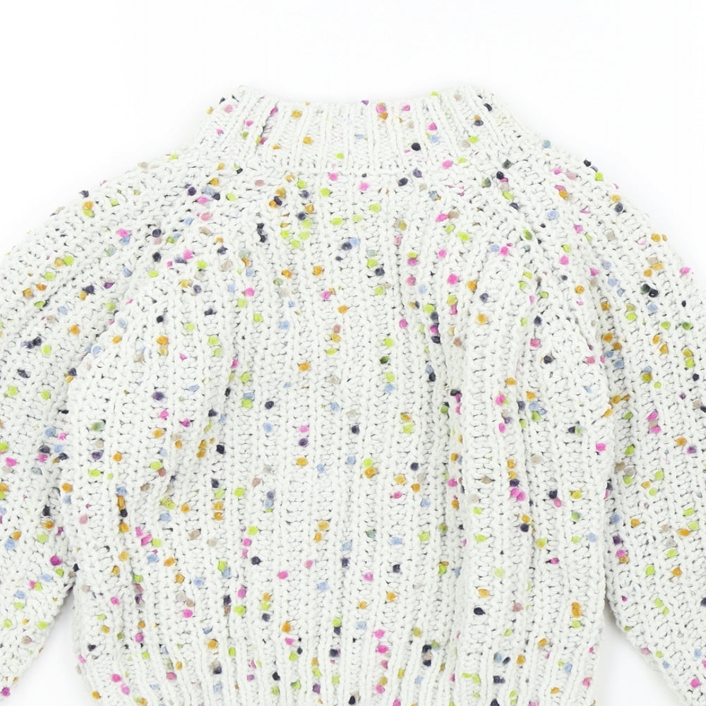 M&S Girls Multicoloured   Pullover Jumper Size 4 Years