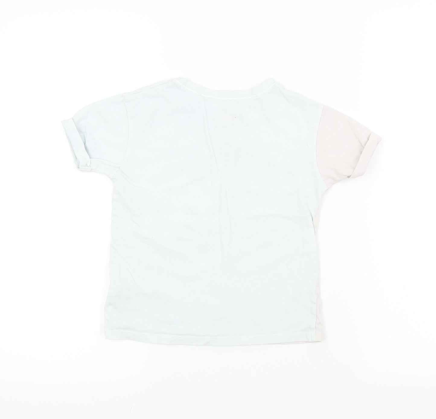 NEXT Girls Blue   Basic T-Shirt Size 4 Years  - dinasour