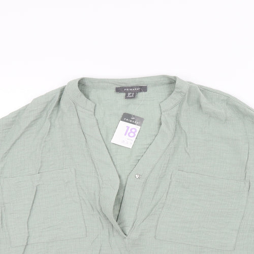 Primark Womens Green   Basic Blouse Size 18