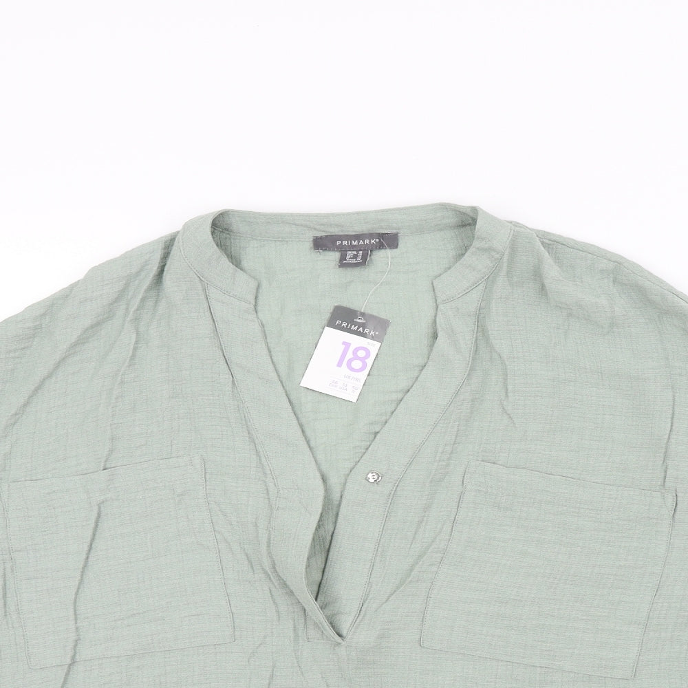 Primark Womens Green   Basic Blouse Size 18