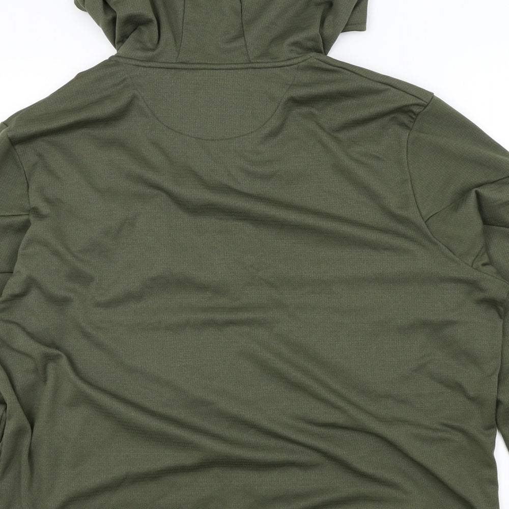 US Mens Green   Full Zip Hoodie Size XL