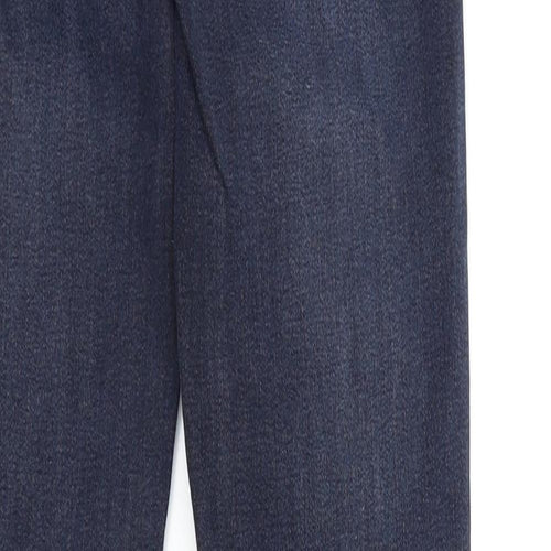 NEXT Womens Blue Houndstooth  Skinny Jeans Size 8 L29 in
