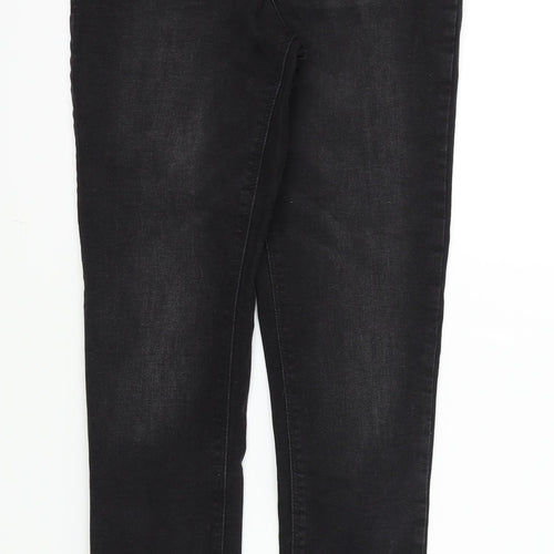Denim & Co. Womens Black   Skinny Jeans Size 10 L29 in