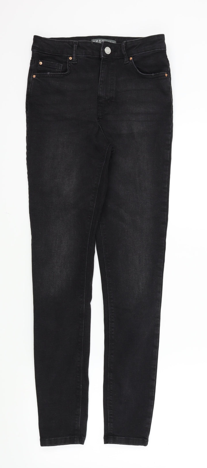 Denim & Co. Womens Black Skinny Jeans Size 10 L29 in