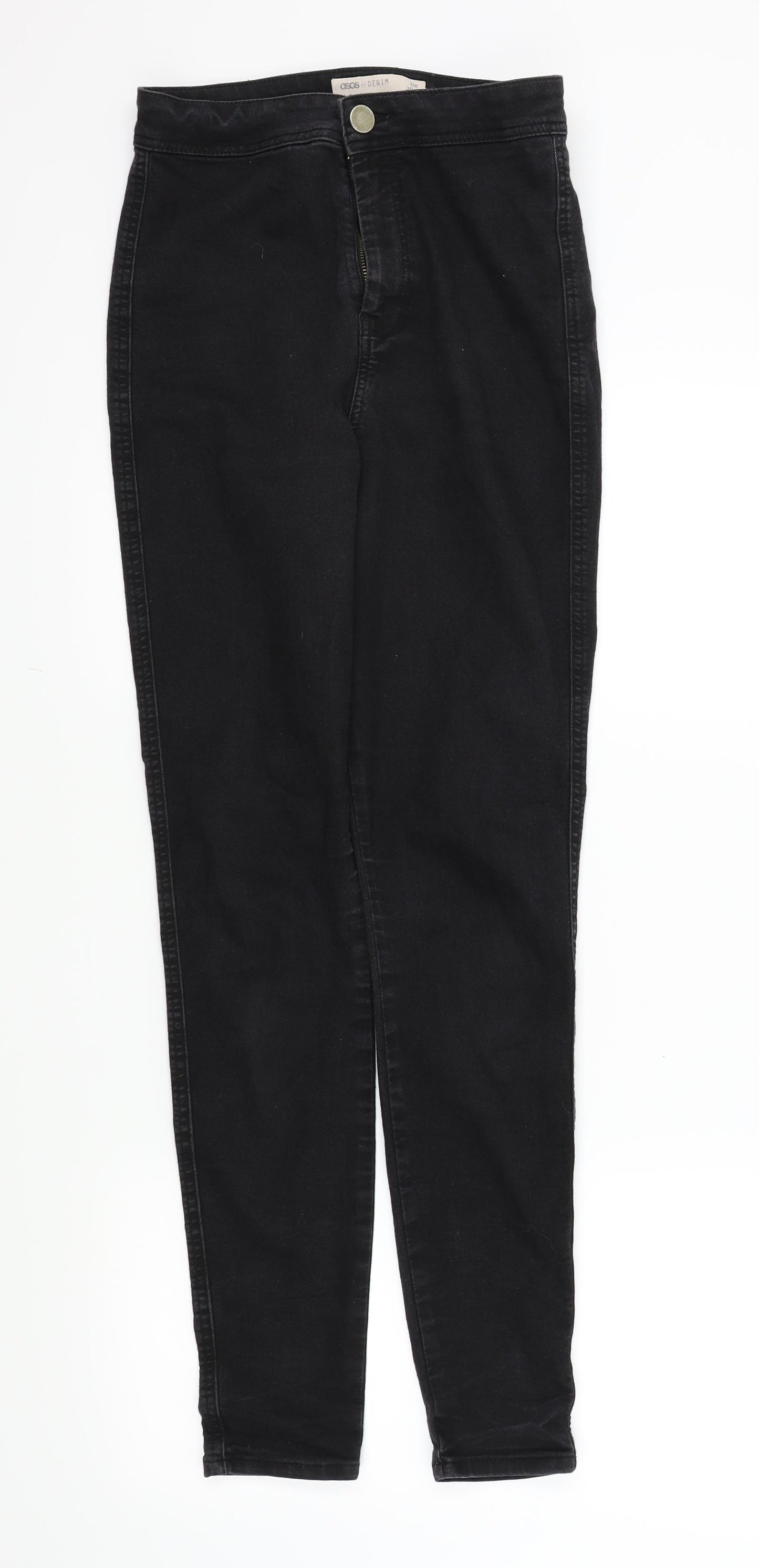 ASOS Womens Black   Skinny Jeans Size 30 L34 in