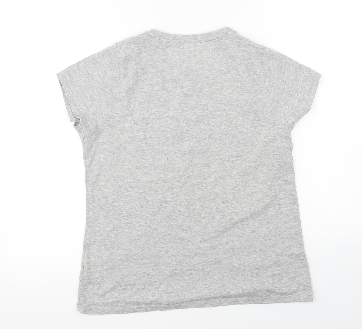 Disney  Girls Grey   Basic T-Shirt Size 14 Years