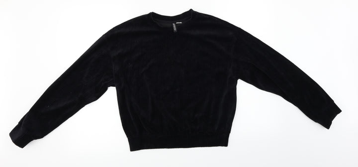 H&M  Womens Black   Pullover Jumper Size S