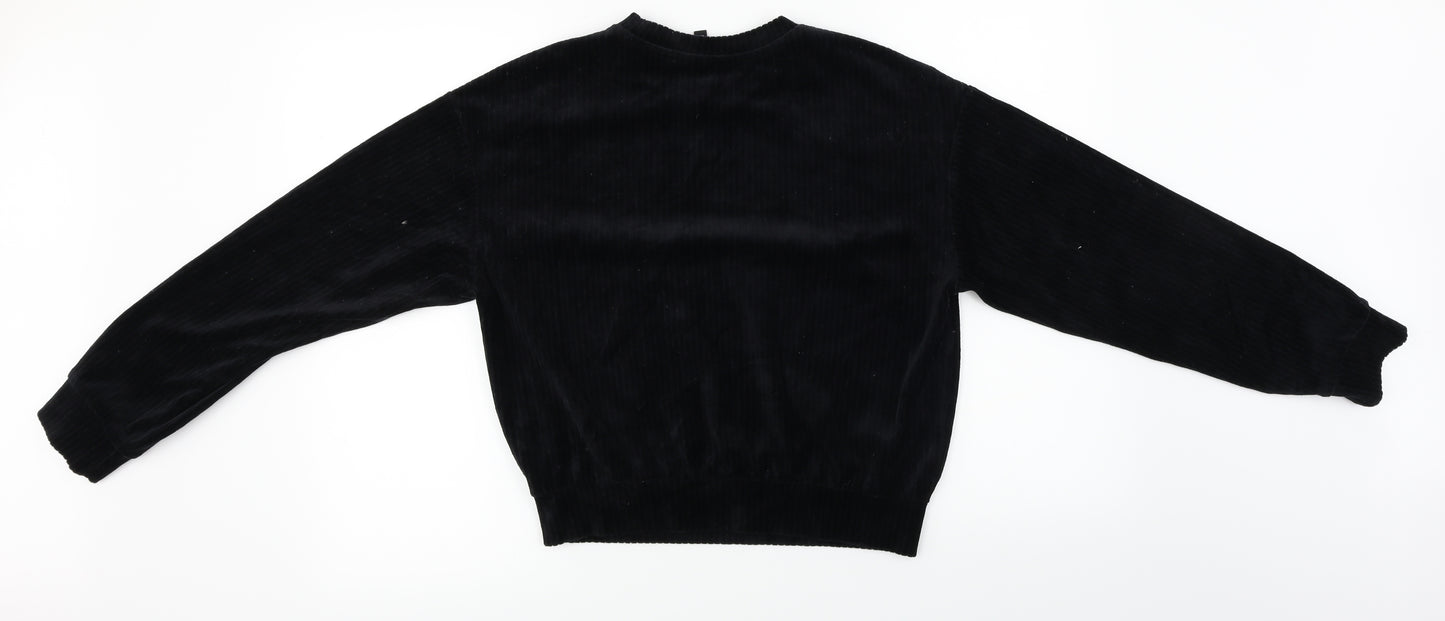 H&M  Womens Black   Pullover Jumper Size S