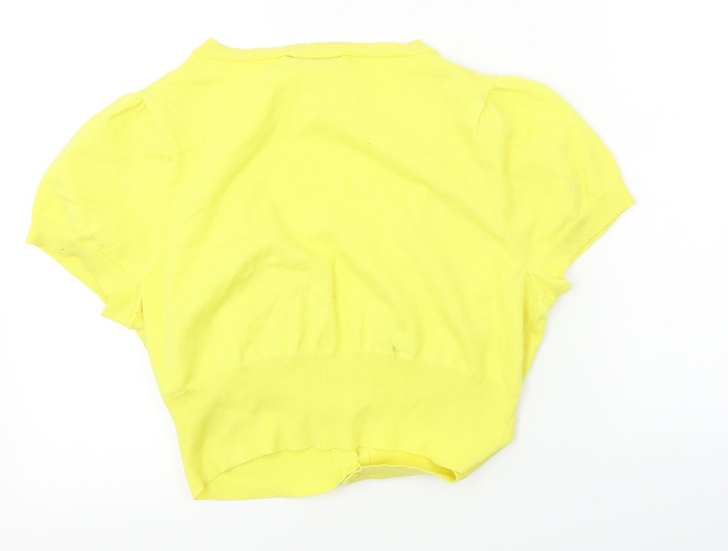 George  Womens Yellow   Cardigan Jumper Size 16