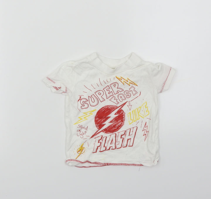 George Baby White Basic T-Shirt Size 12-18 Months