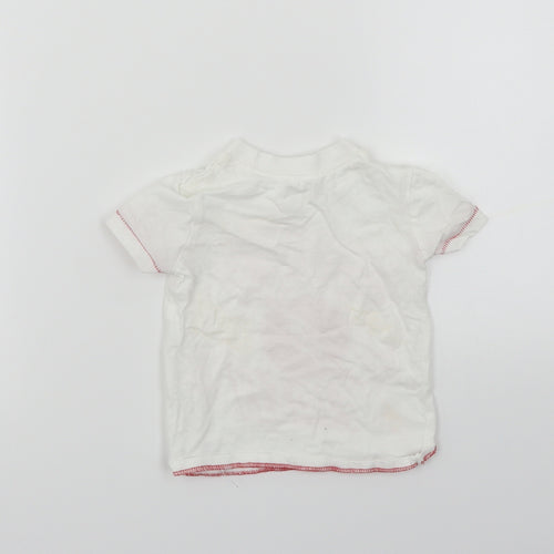 George Baby White   Basic T-Shirt Size 12-18 Months