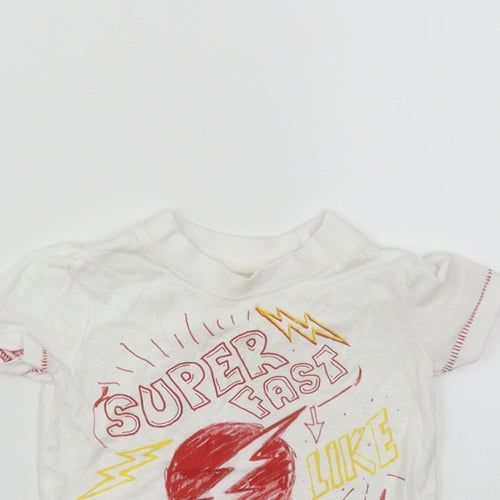 George Baby White   Basic T-Shirt Size 12-18 Months