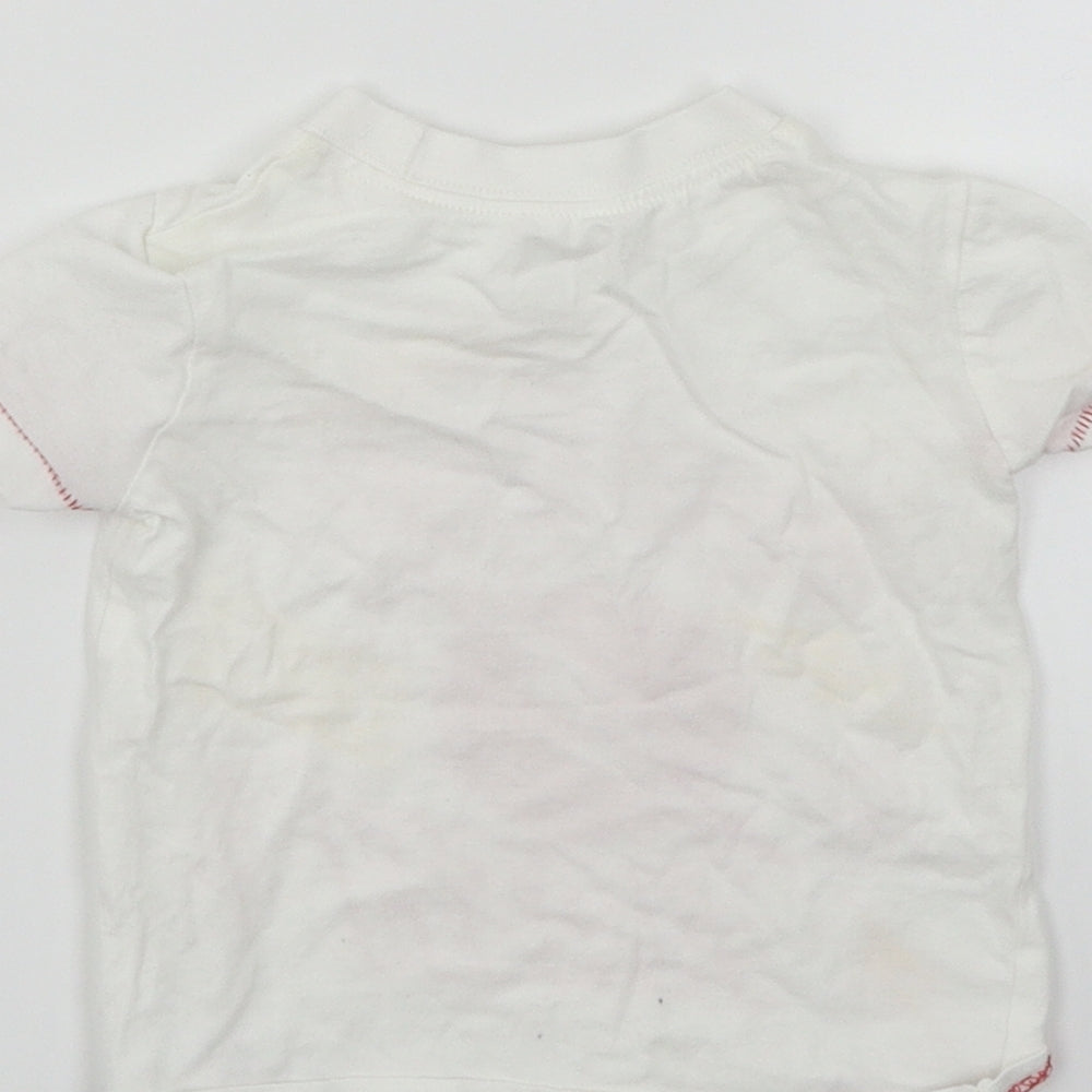 George Baby White   Basic T-Shirt Size 12-18 Months