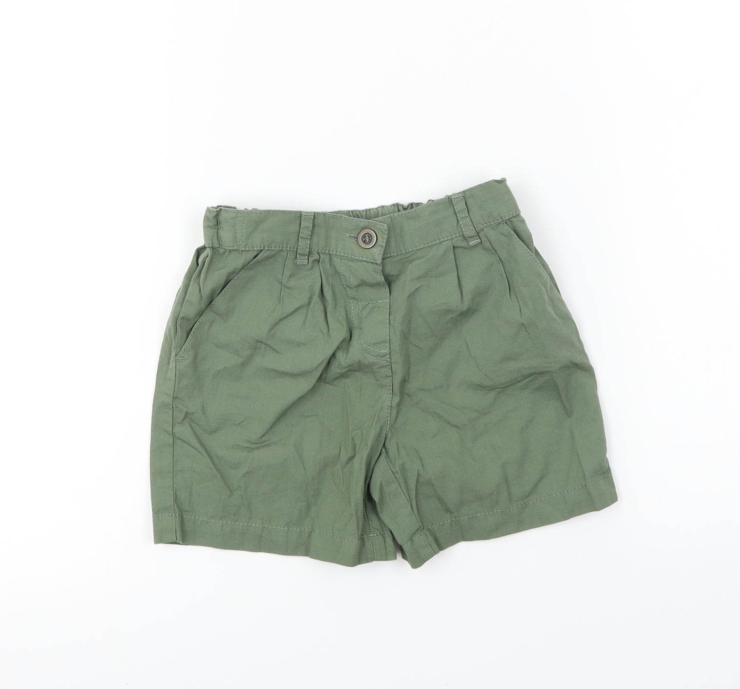 NEXT Girls Green   Chino Shorts Size 4-5 Years