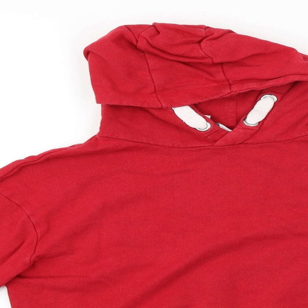 Miss Evie  Girls Red   Pullover Hoodie Size 9-10 Years