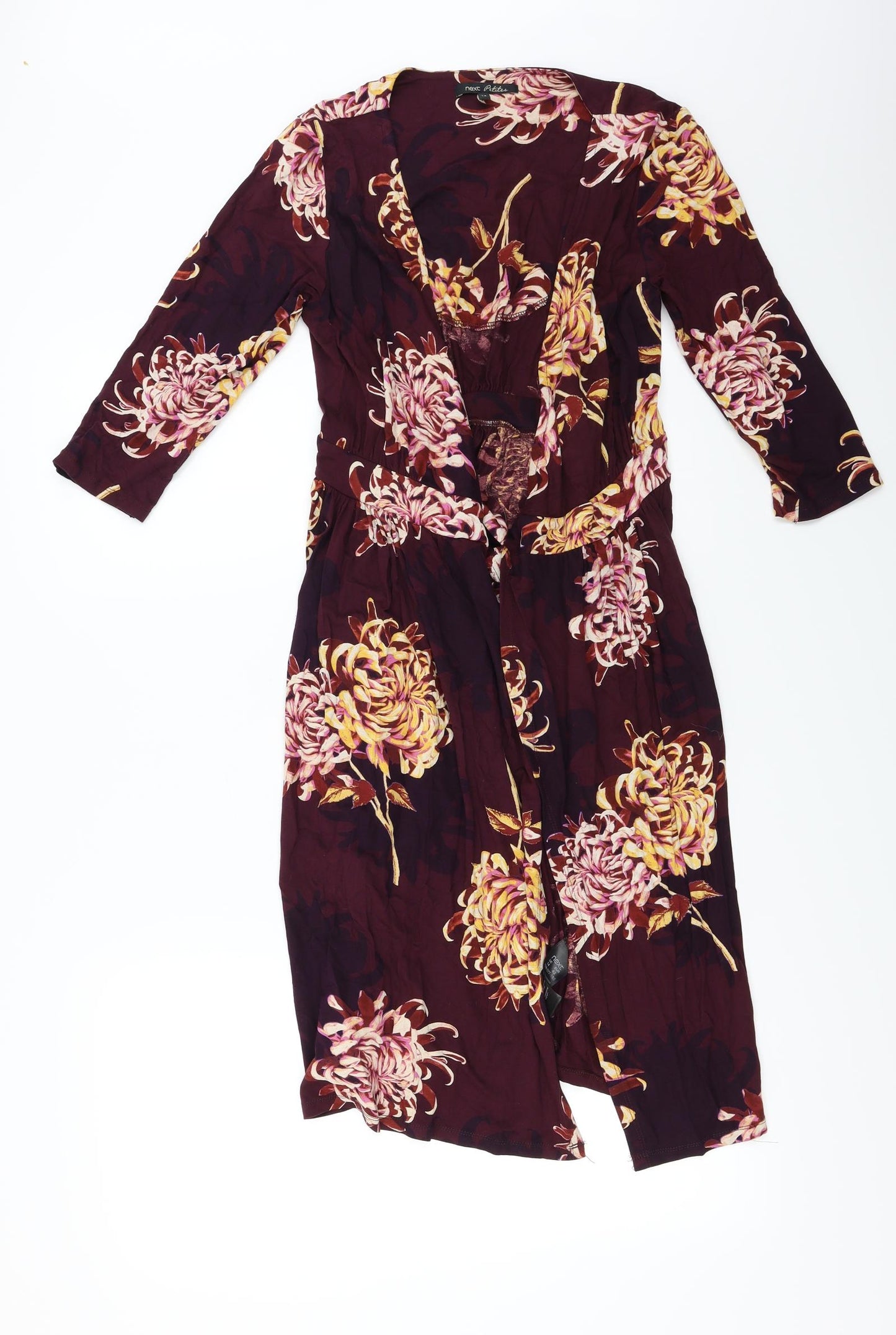 NEXT  Womens Purple Floral  A-Line  Size 14