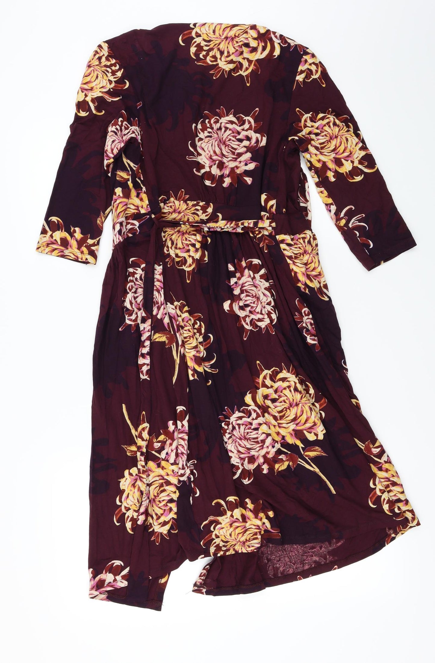 NEXT  Womens Purple Floral  A-Line  Size 14