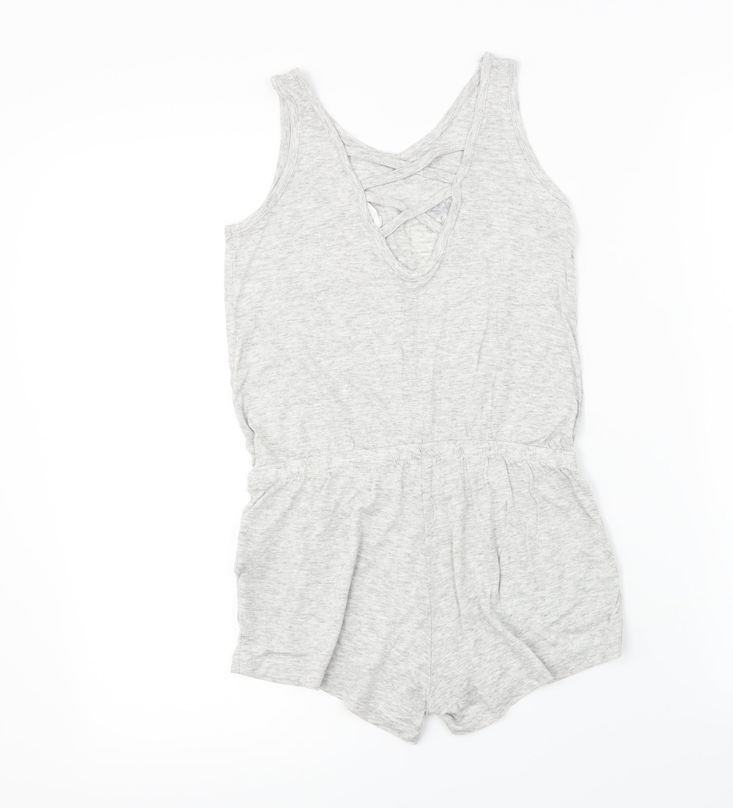H&M  Girls Grey   Jumpsuit One-Piece Size 8-9 Years