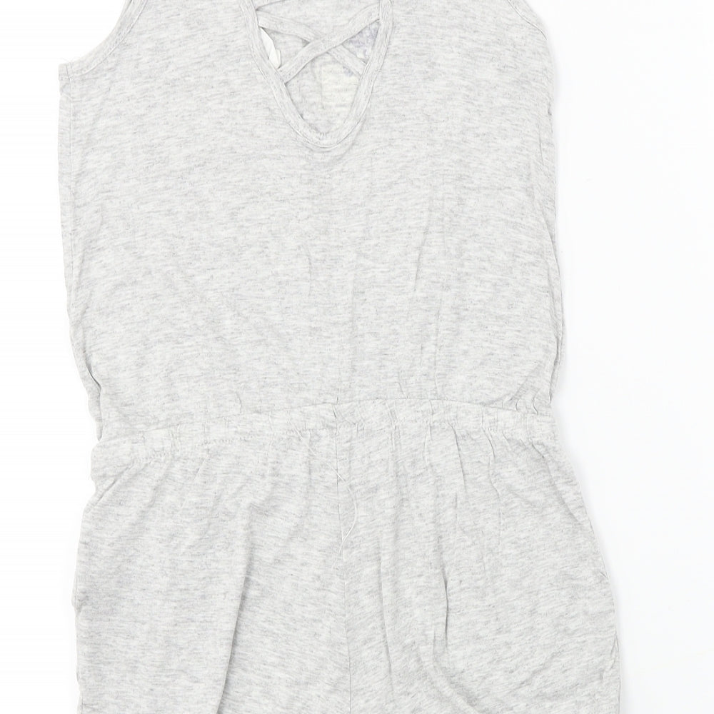 H&M  Girls Grey   Jumpsuit One-Piece Size 8-9 Years