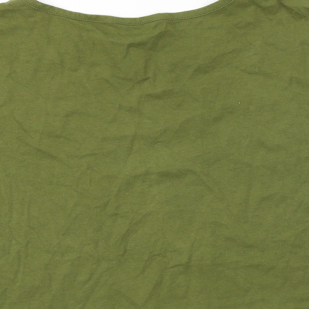 M&Co Girls Green   Basic T-Shirt Size 13 Years