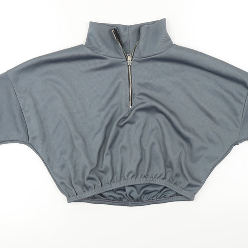 PRETTYLITTLETHING Womens Grey   Pullover Jumper Size 6